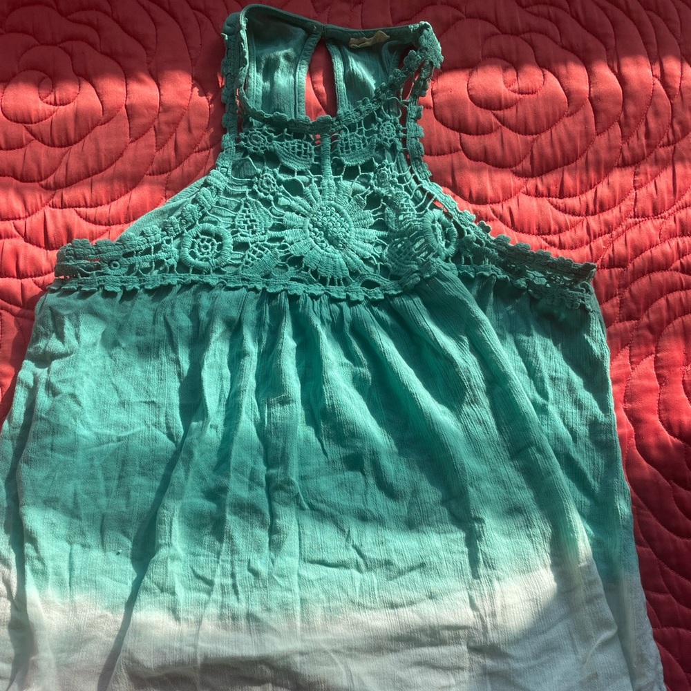 Hollister Crochet Ombré Tank Top